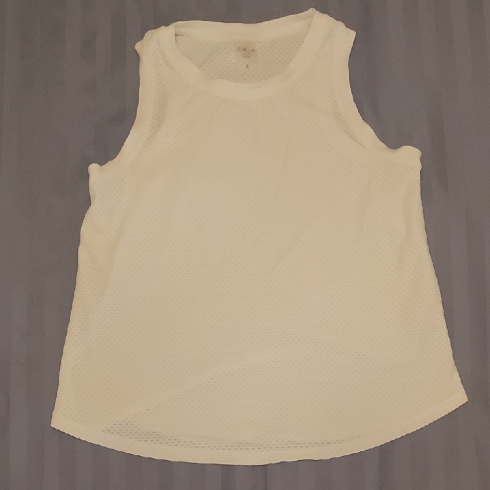 White Calia Tank SMALL